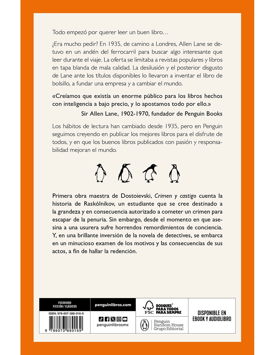 Libro Crimen Y Castigo De Fiodor M. Dostoievski 2
