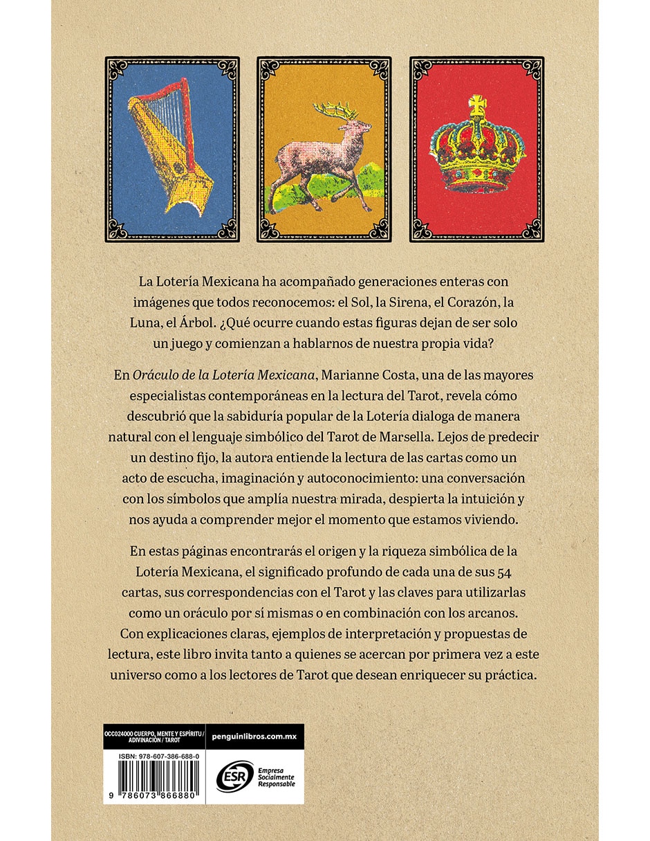 Libro Oráculo De La Lotería Mexicana De Marianne Costa 2