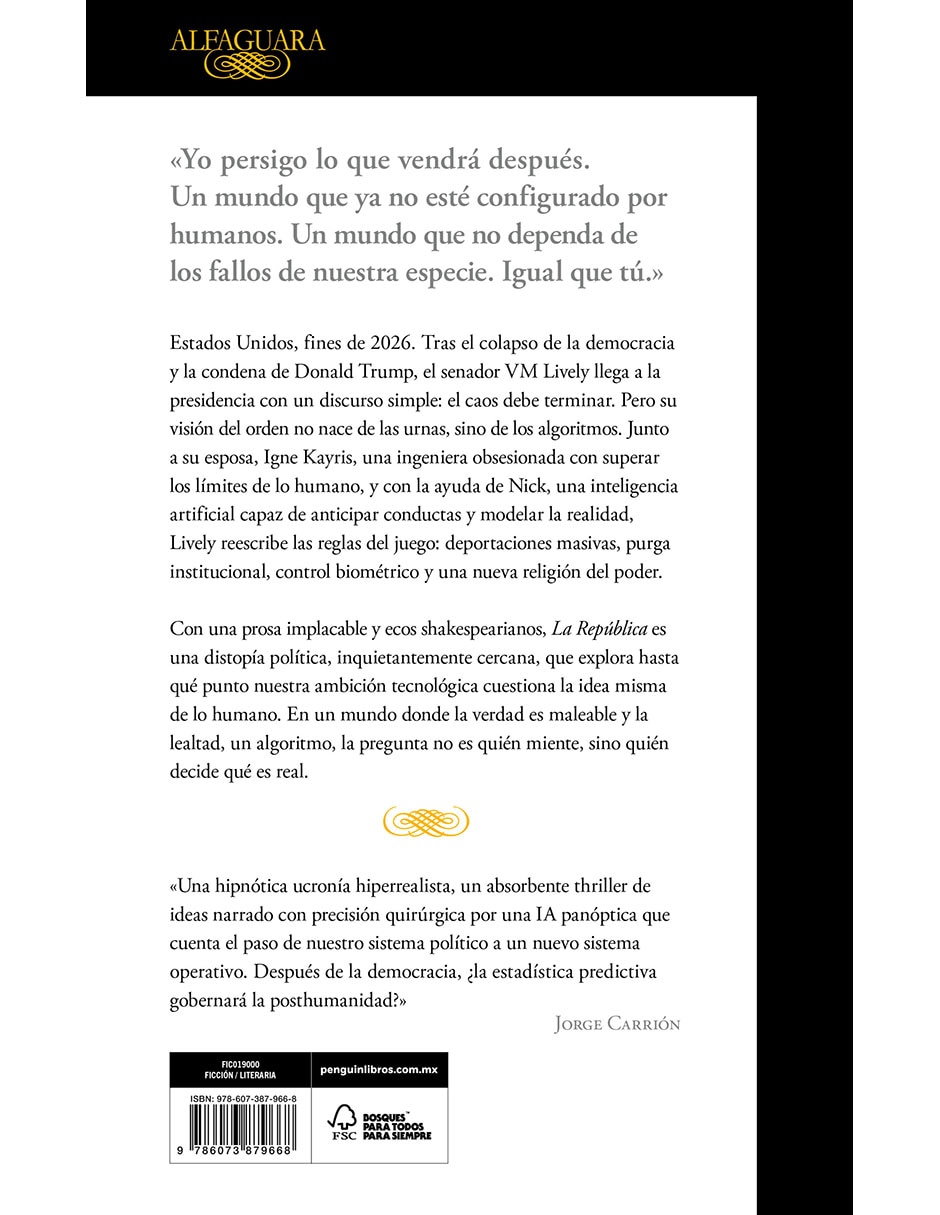 Libro La República De Jorge Volpi 2