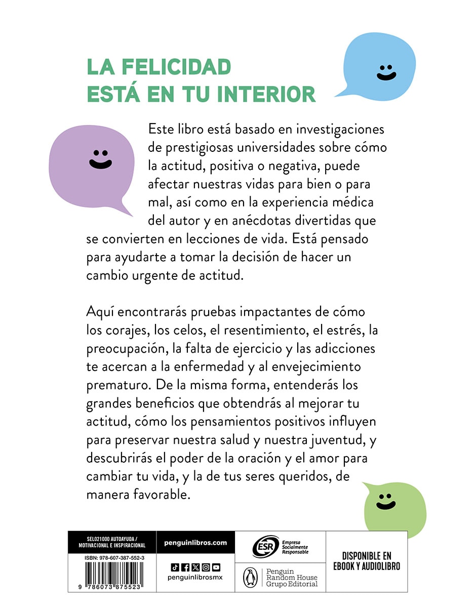 Libro Actitud Positiva... ¡Y A Las Pruebas Me Remito! De Dr. Cesar Lozano 2