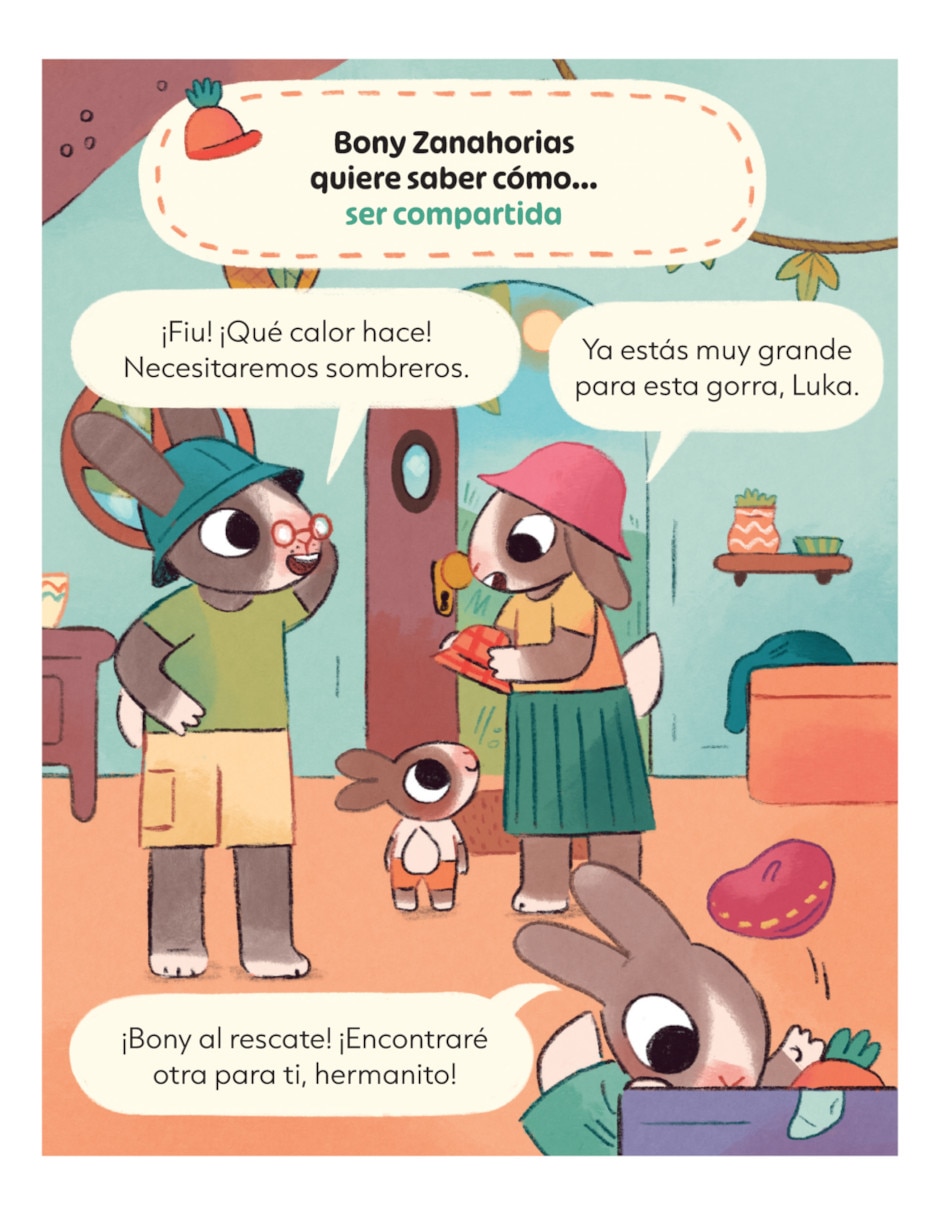 Libro Bony Zanahorias Quiere Saber Cómo... Ser Compartida De Parker Chris 3