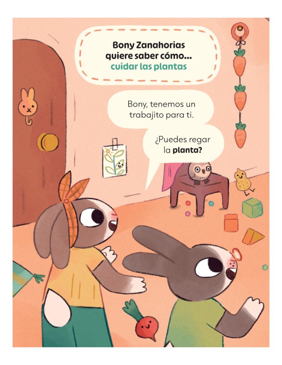 Libro Bony Zanahorias Quiere Saber Cómo... Cuidar Las Plantas De Parker Chris 3