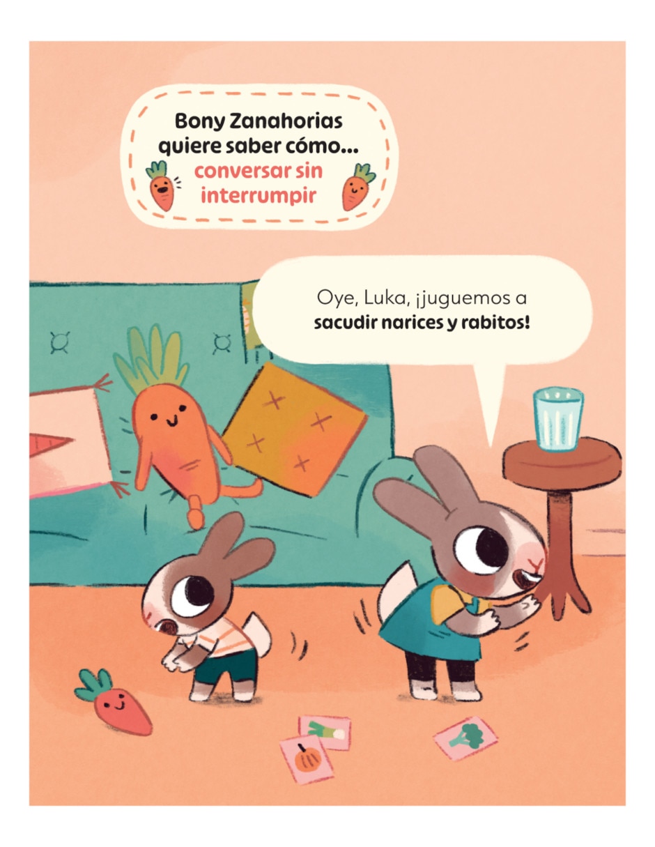 Libro Bony Zanahorias Quiere Saber Cómo... Conversar Sin Interrumpir De Parker Chris 3
