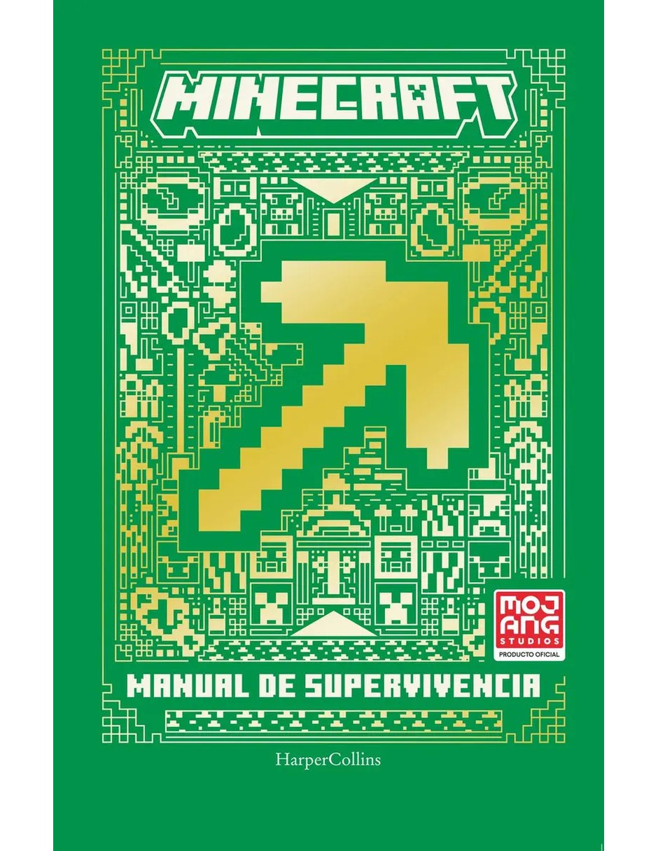 Libro minecraft manual de supervivencia (tapa dura) de mojang ab