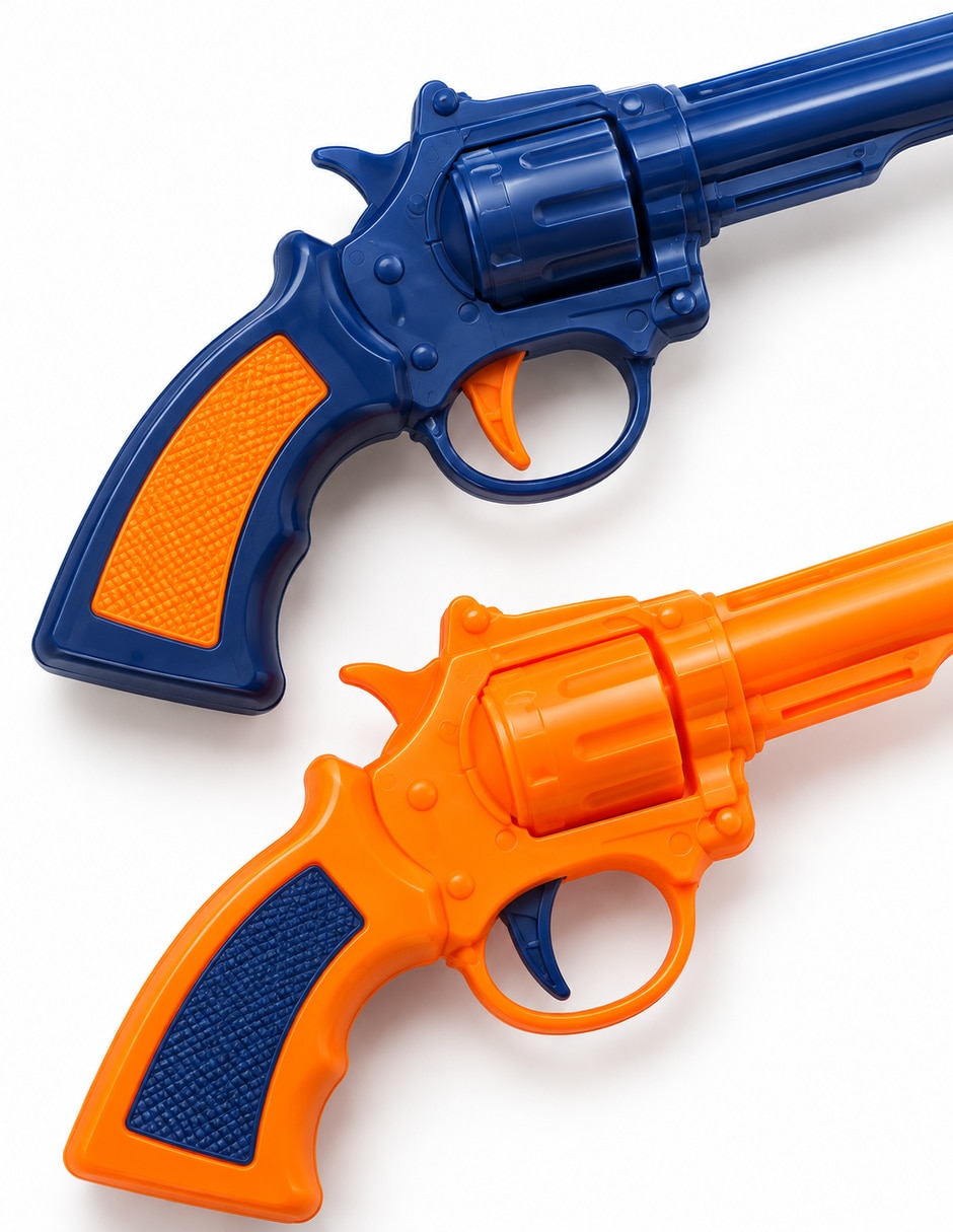 2 pistolas + 6 dardos de ventosa juego didáctico 3