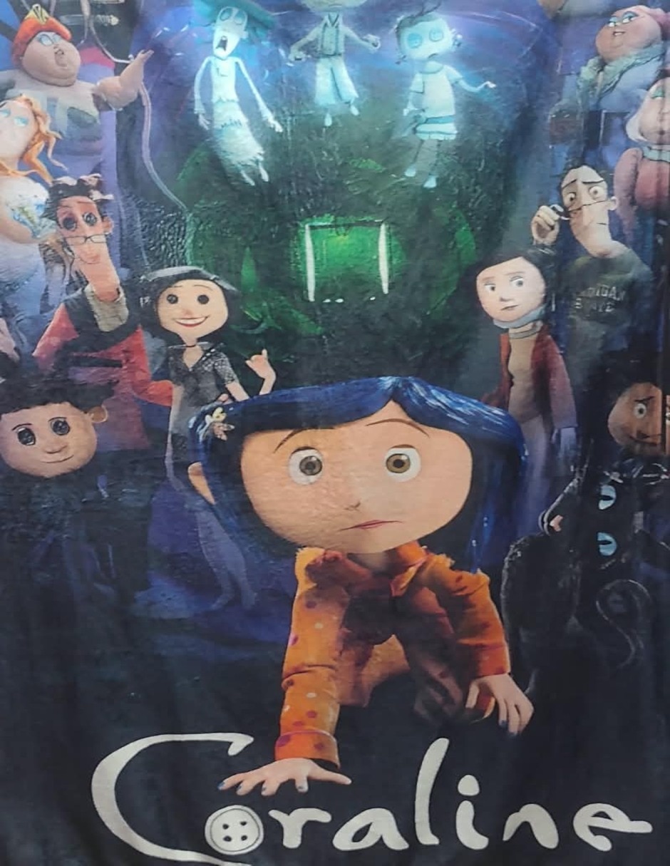 Manta de tejido suave coraline 2