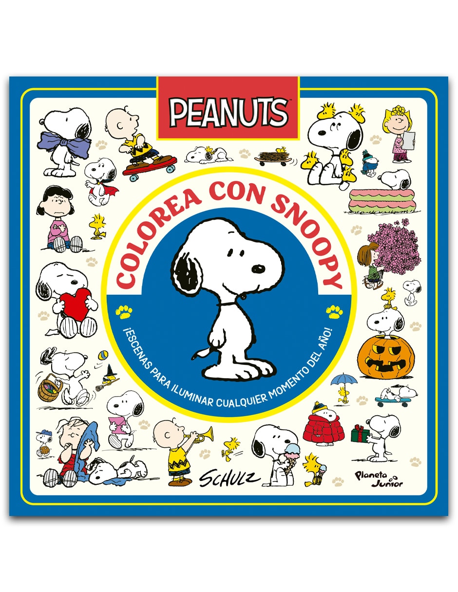 Libro Peanuts Colorea Con Snoopy de Charles M Schulz