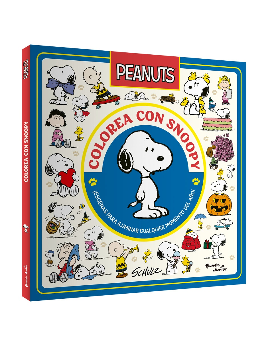 Libro Peanuts Colorea Con Snoopy de Charles M Schulz 3