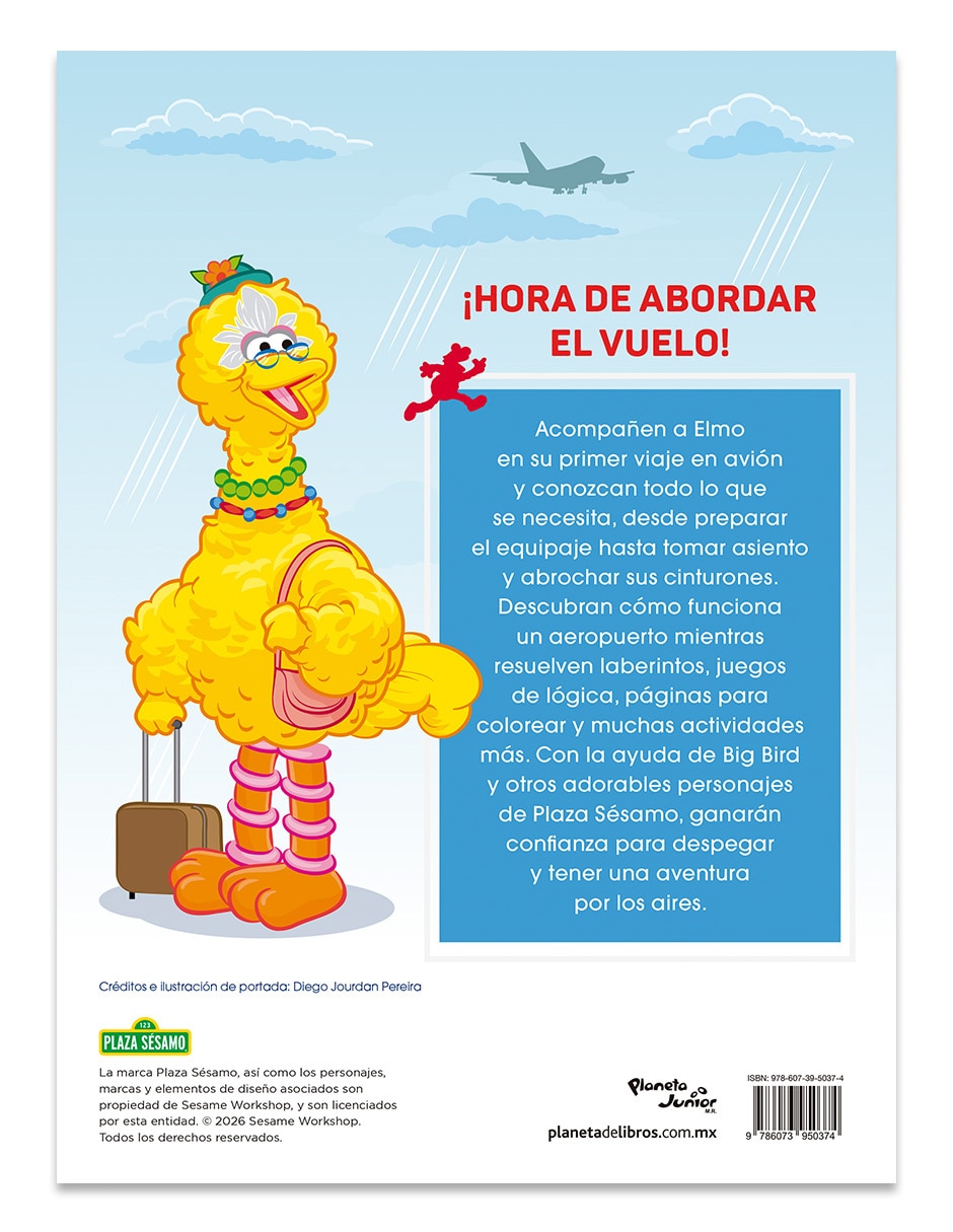Libro Elmo De Paseo En El Aeropuerto De Plaza Sesamo 2