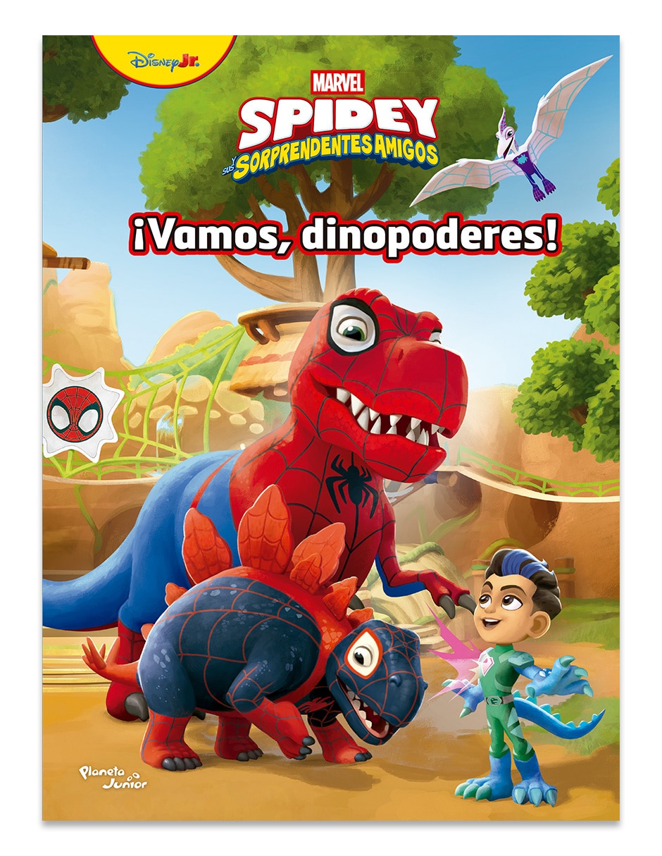 Libro spidey vamos dinopoderes de marvel