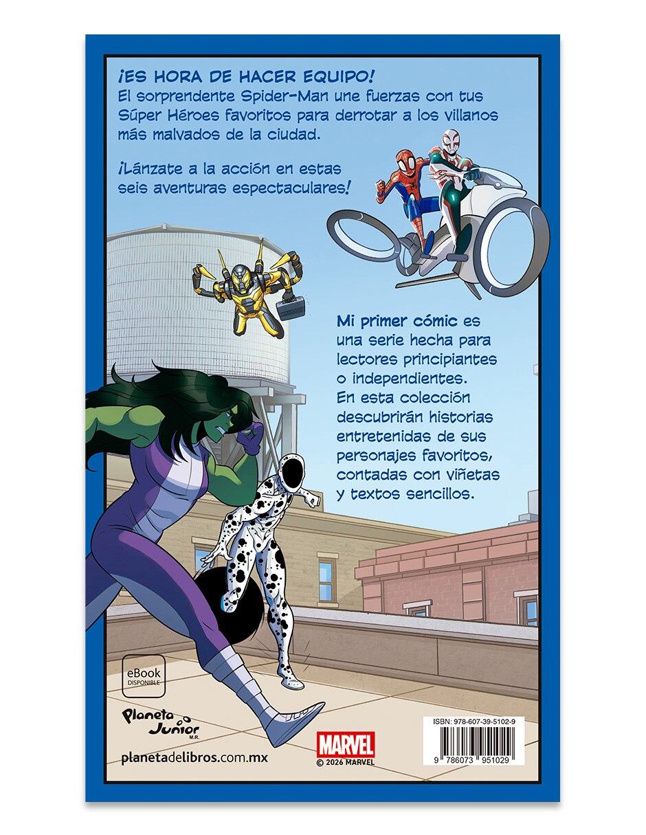 Libro spider man equipos titánicos de marvel 2