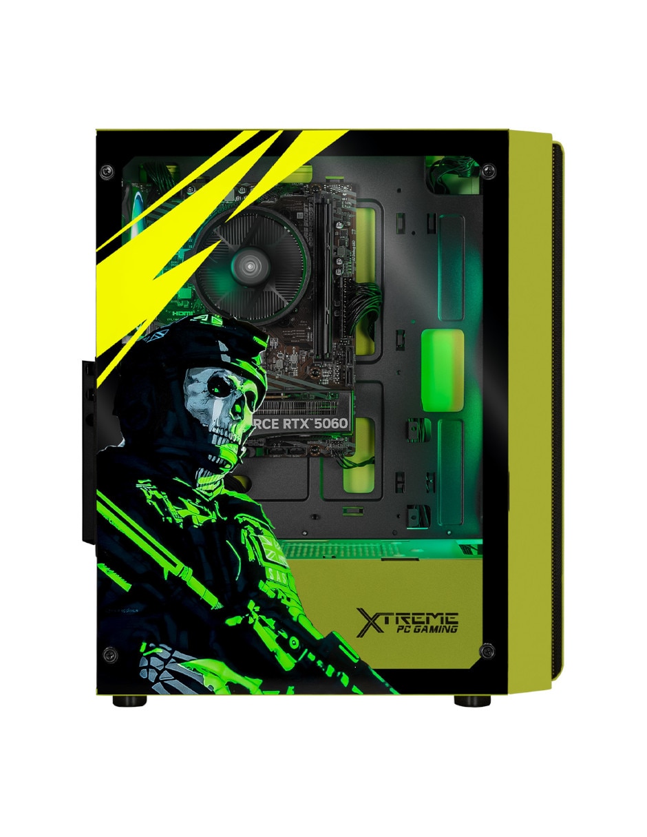Computadora gamer xtpcr716gb5060ge amd ryzen 7 nvidia geforce rtx 5060 16 GB RAM 1 TB SSD 6