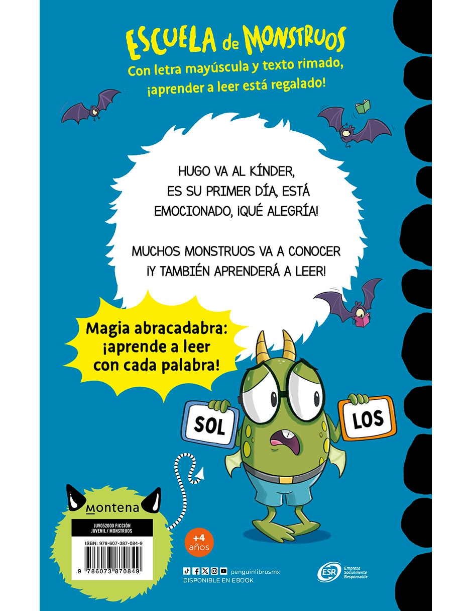Libro Aprende a leer en la escuela de monstruos de Sally Rippin