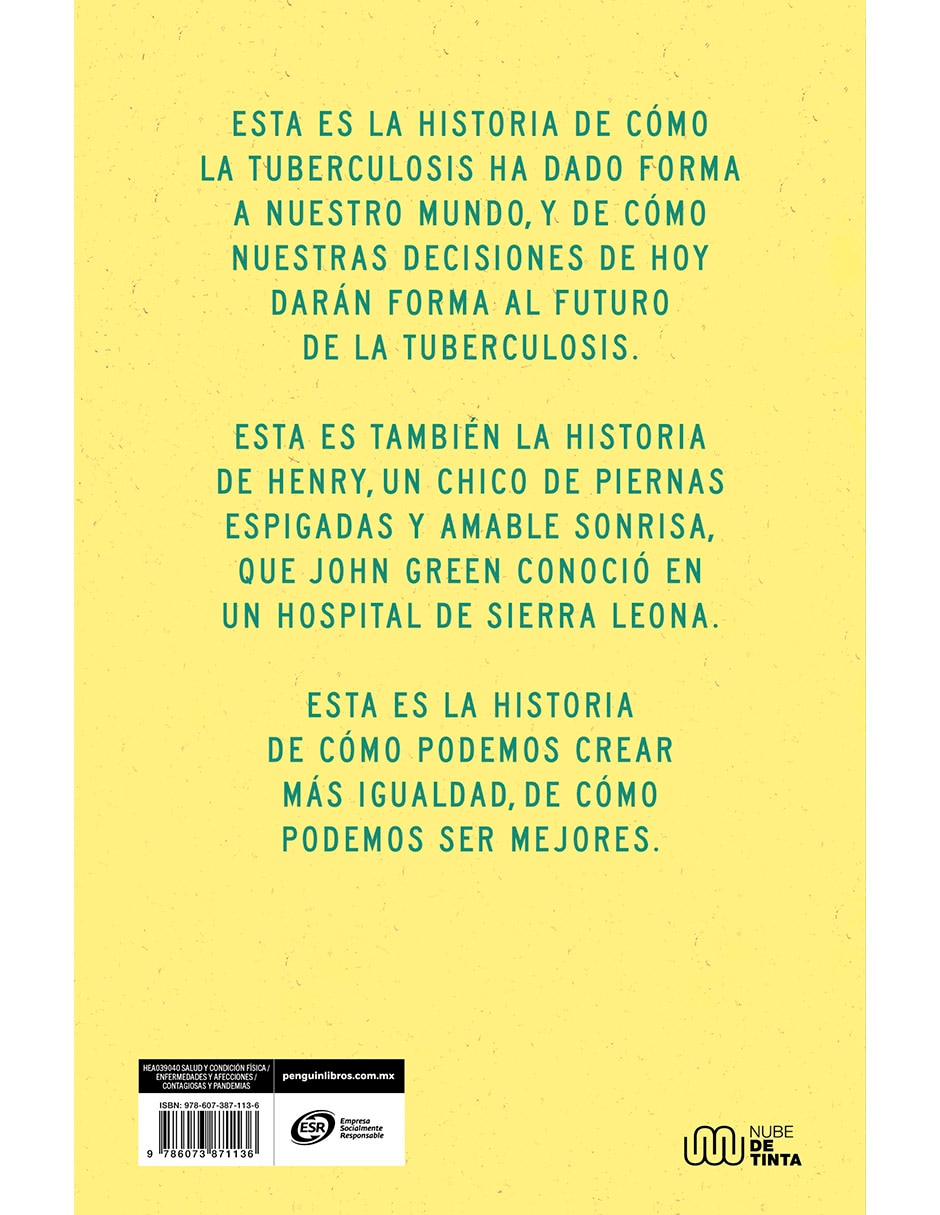 Libro Todo es tuberculosis de John Green