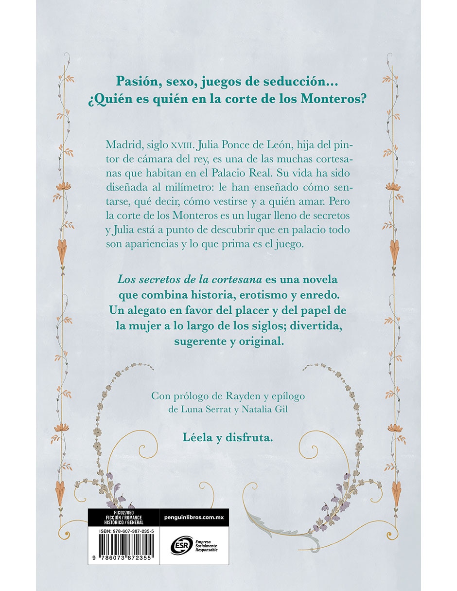 Libro Los Secretos de la Cortesana de Estefanía Ruiz