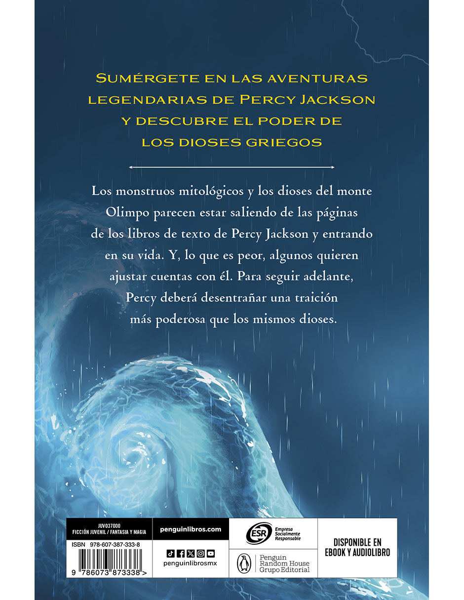 Libro El Ladrón del Rayo de Rick Riordan