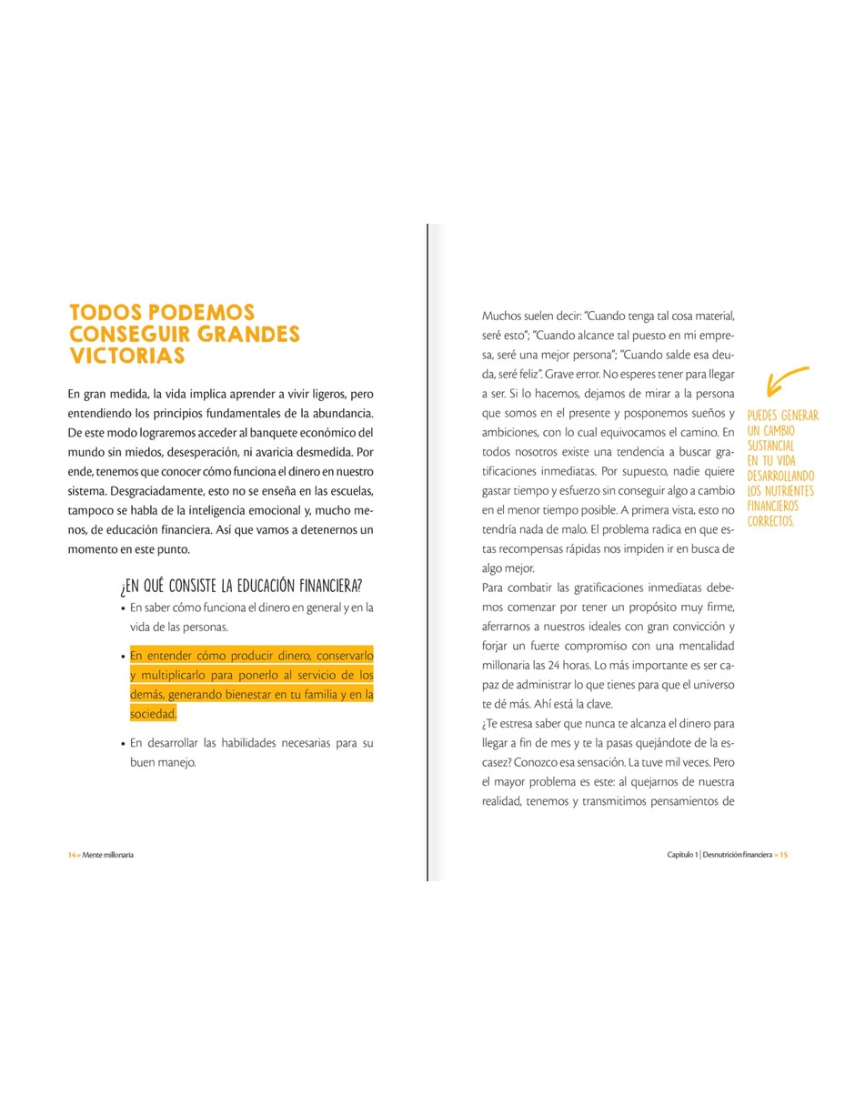 Libro Mente Millonaria Td de Gerardo García Manjarrez