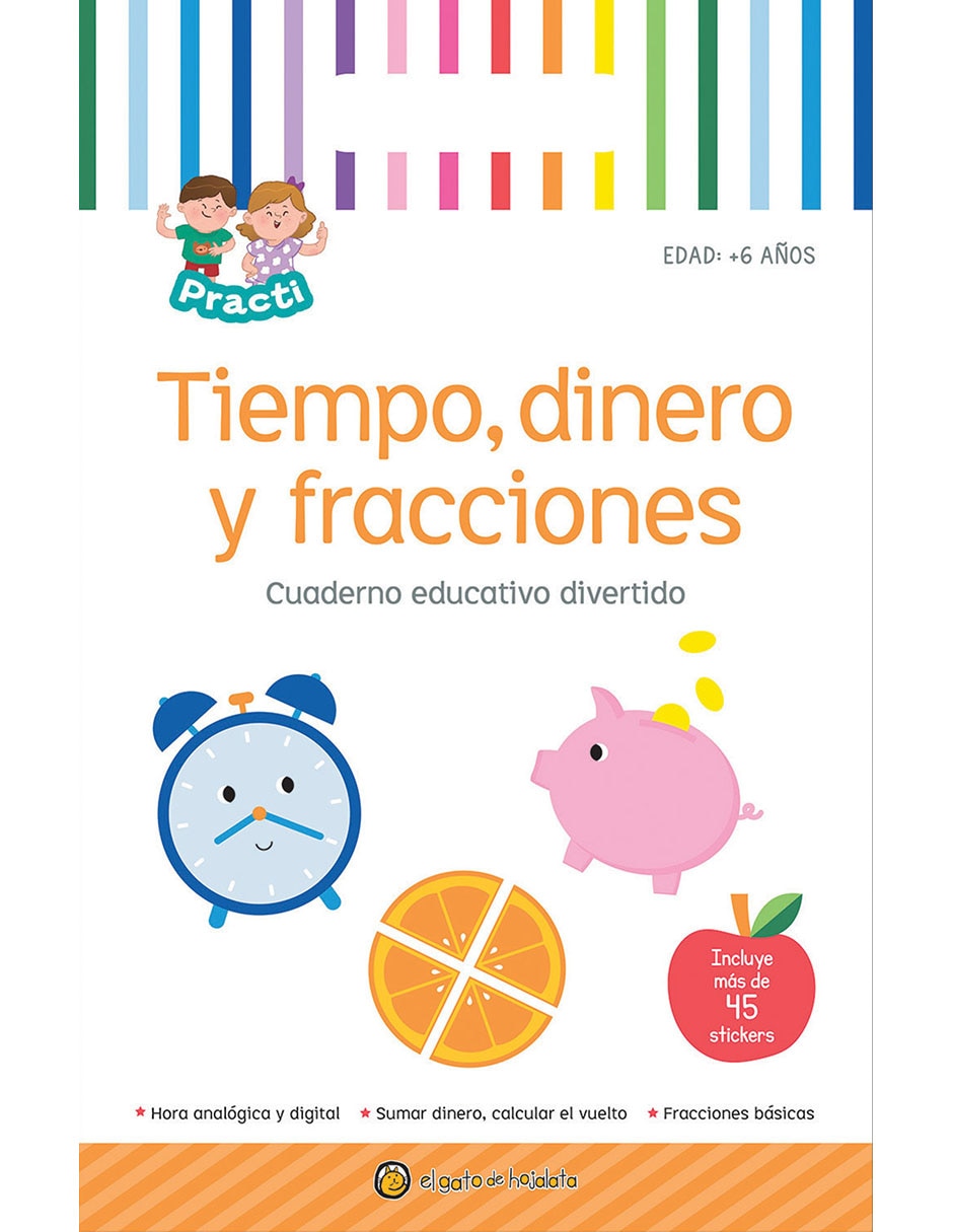 Libro Tiempo, Dinero y Fracciones *Practi Cuaderno de Editorial Guadal