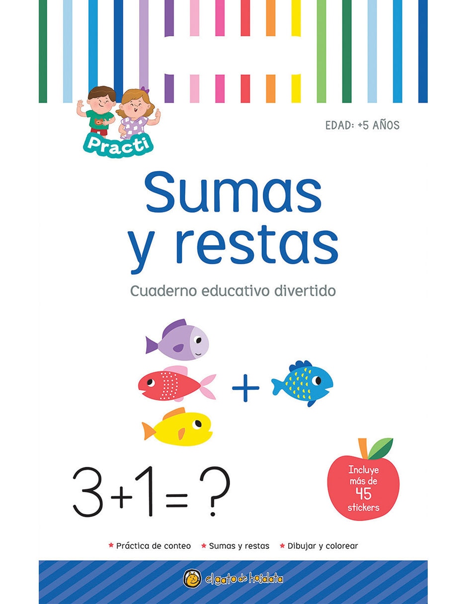 Libro Sumas y restas Cuaderno educativo de Editorial Guadal 1
