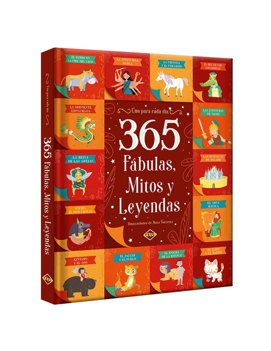 Libro 365 Fábulas Mitos y Leyendas de Lexus