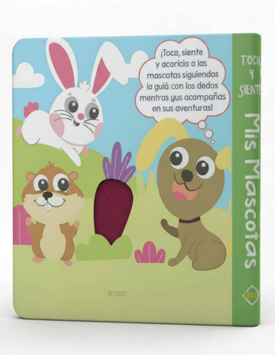 Libro Toca y Siente Mis Mascotas de Lexus