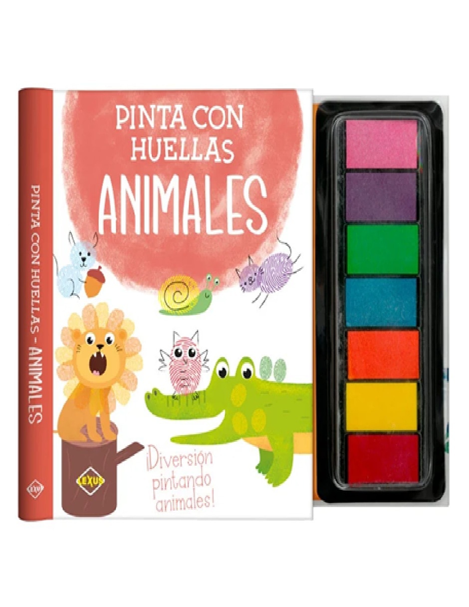 Libro Pinta con Huellas: Animales de Lexus 1