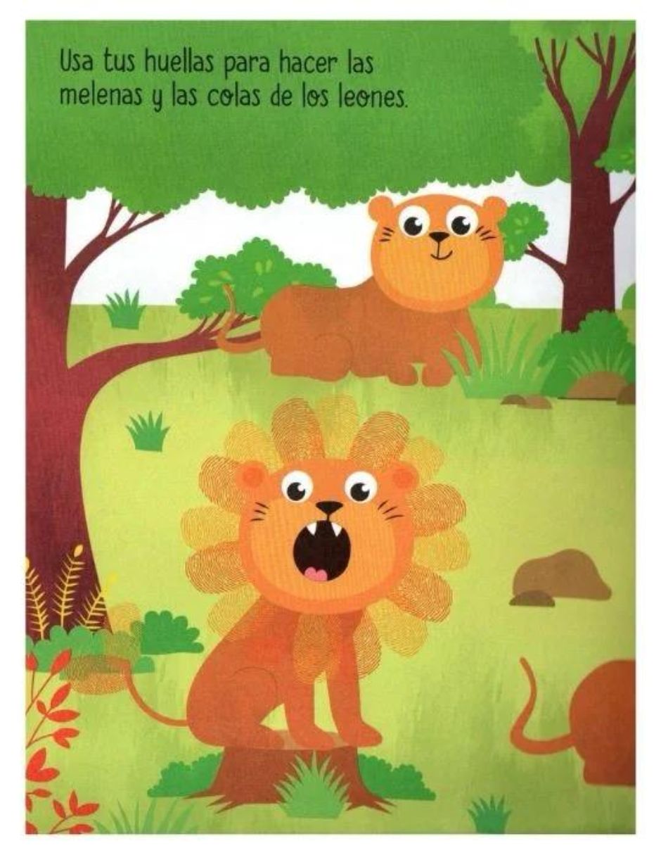 Libro Pinta con Huellas: Animales de Lexus