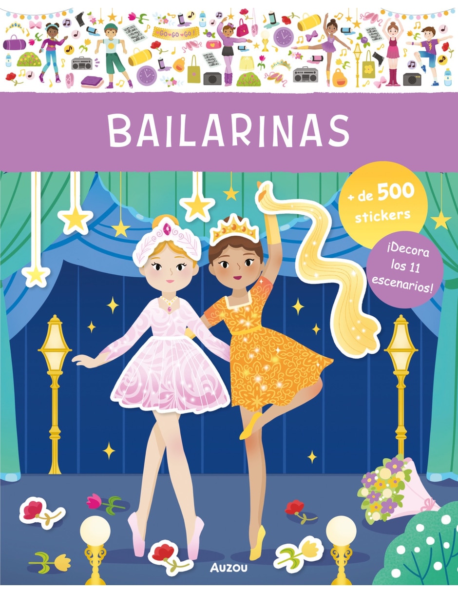 Libro de stickers bailarinas de 1